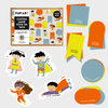Personalised Stick On Tags | Superkids