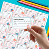 Personalised School Book Labels | Sweet Bird