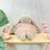 Taupe Bunny Doll | Peach Ballerina