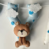 Personalised Name Bunting/Garland | Teddy on a Plane