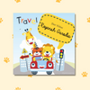 Personalised Gift Tags | Tiger On Ride