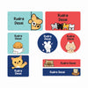 Mixed Waterproof Labels for Kids - Tiny Tails