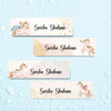 Personalised Name Labels - Unicorn Shine