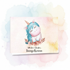 Personalised Gift Notecards | Unicorn