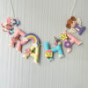 Personalised Name Bunting/Garland | Unicorn Fairy