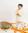 Kurta-Jacket And Pyjama Set-3 Pc