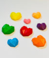 Handmade Heart Shaped Crayon | Set of 8