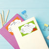 Personalised School Book Labels | Dino Colours