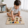 Personalised Wooden Name Puzzle - Community Helpers