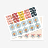 Personalised Name Stickers Set | Animal Circus