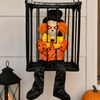 Animated Hanging Skeleton Cage – Evil Jester