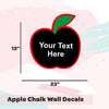 Apple | Chalk Wall Decal