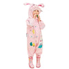 Baby Pink Rabbit Theme All Over Jumpsuit / Playsuit Raincoat for Kids - Little Surprise BoxBaby Pink Rabbit Theme All Over Jumpsuit / Playsuit Raincoat for Kids
