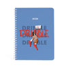 Personalised Spiral Notebook | Basketball Fever Boy