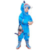Blue Shark Theme All Over Jumpsuit / Playsuit Raincoat for Kids - Little Surprise BoxBlue Shark Theme All Over Jumpsuit / Playsuit Raincoat for Kids