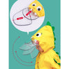 Bright Yellow 3d Dino Theme Raincoat for Kids - Little Surprise BoxBright Yellow 3d Dino Theme Raincoat for Kids