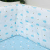 Organic Cot Bumper | Blue Clouds