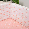 Organic Cot Bumper | Pink Clouds