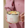Cream & Pink Rabbit , Stainless Steel Dual Handle Soup and Noodles Lunch Box for Kids and Adults - Little Surprise BoxCream & Pink Rabbit , Stainless Steel Dual Handle Soup and Noodles Lunch Box for Kids and Adults