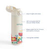 Personalised Insulated Water Bottle | Flower Power
