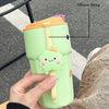 Fun Emoji Mint Green Vacuum Insulated Stainless Steel Coffee/Water/Tea Travel Tumbler for Kids & Adults,450ml - Little Surprise BoxFun Emoji Mint Green Vacuum Insulated Stainless Steel Coffee/Water/Tea Travel Tumbler for Kids & Adults,450ml