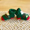 Green Santa Christmas Socks | 0-12 months