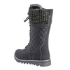 Grey Criss Cross Style Women Winter Snowboots