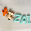 Personalised Woodland Nursery Dïr Felt Garland