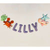 Personalised Under Water Animal Felt Garland