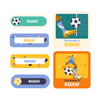 Personalised Iron On Labels | Football Goals Boy