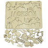 Personalised Wooden Name Puzzle | Construction Site