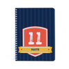 Personalised Spiral Notebook | Jersey Number