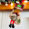 Jute Rudolf Christmas Stockings
