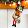 Jute Rudolf Christmas Stockings