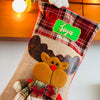 Jute Rudolf Christmas Stockings