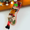 Jute Rudolf Christmas Stockings