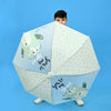 Light Green, Translucent Kelly-Jo all over teddy paws Rain and All-season Umbrella for Kids & Adults