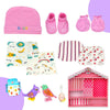 Newborn Baby Girl Wooden Dollhouse Gift Hamper (0-12 months) - Little Surprise BoxNewborn Baby Girl Wooden Dollhouse Gift Hamper (0-12 months)