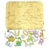 Personalised Wooden Name Puzzle | Dinosaurs