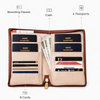 Personalised Family Travel Organizer - 4 passports | Suitcase Design
