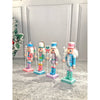 Pastel Candy theme, set of 4 Wooden Nutcrackers , Christmas Tree Ornaments - Little Surprise BoxPastel Candy theme, set of 4 Wooden Nutcrackers , Christmas Tree Ornaments