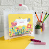 Personalised Faber Castell Crayon Box | Flower Power