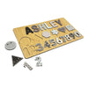 Personalised Wooden Name Puzzle | Shapes & Numbers