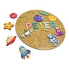 Personalised Wooden Name Puzzle | Outer Space