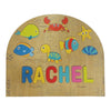 Personalised Wooden Name Puzzle | Sea Creatures