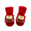 Shimmer Red Lucky Chinese New Year Cat christmas themed Booties/Socks for Christmas Party, 0-12 months - Little Surprise BoxShimmer Red Lucky Chinese New Year Cat christmas themed Booties/Socks for Christmas Party, 0-12 months