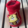 Shimmer Red Lucky Chinese New Year Cat christmas themed Booties/Socks for Christmas Party, 0-12 months - Little Surprise BoxShimmer Red Lucky Chinese New Year Cat christmas themed Booties/Socks for Christmas Party, 0-12 months