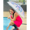 White Hydrangea Bunch Floral Print Translucent All-season Umbrella for Kids & Adults - Little Surprise BoxWhite Hydrangea Bunch Floral Print Translucent All-season Umbrella for Kids & Adults