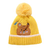 Yellow Ted Winter Cap Beanie & matching Neck Muffler 2pcs Set, 3yrs- 8yrs - Little Surprise BoxYellow Ted Winter Cap Beanie & matching Neck Muffler 2pcs Set, 3yrs- 8yrs