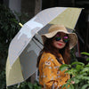 Yellow Translucent Brave Spirit Kelly Jo Teddy print, Rain and All-season Umbrella for Kids & Adults